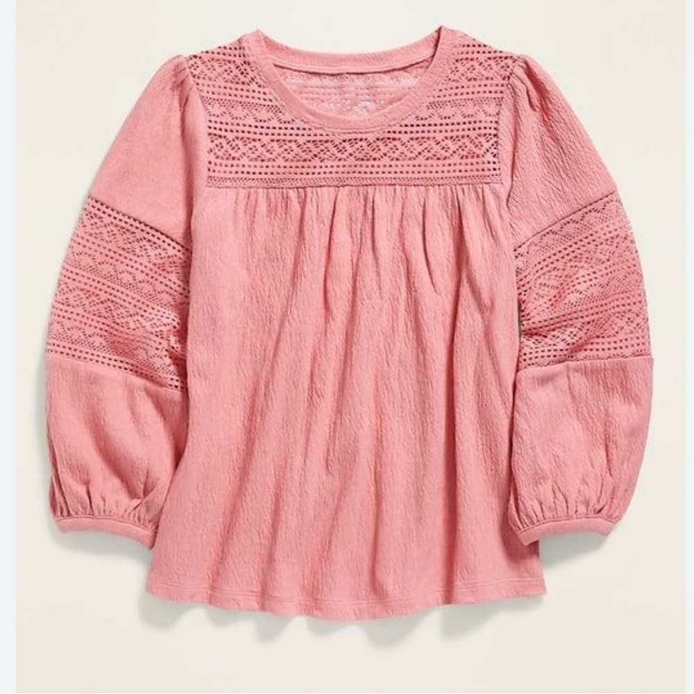 Old Navy Lace Accent Top